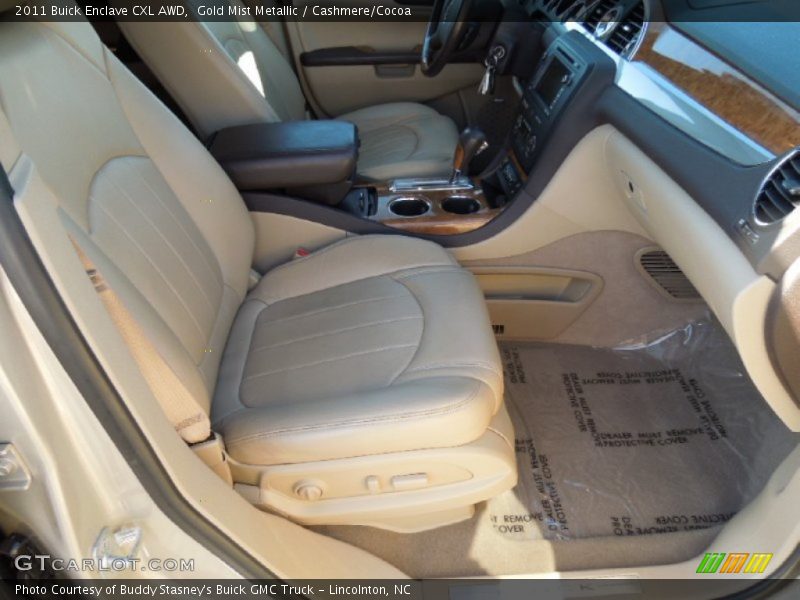 Gold Mist Metallic / Cashmere/Cocoa 2011 Buick Enclave CXL AWD