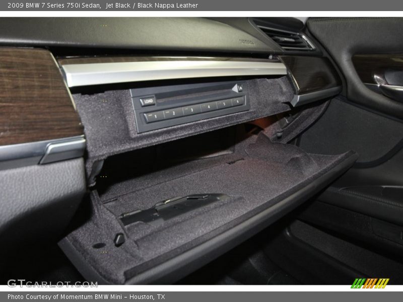 Jet Black / Black Nappa Leather 2009 BMW 7 Series 750i Sedan