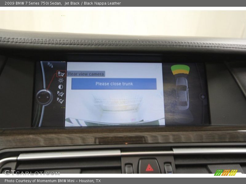 Jet Black / Black Nappa Leather 2009 BMW 7 Series 750i Sedan