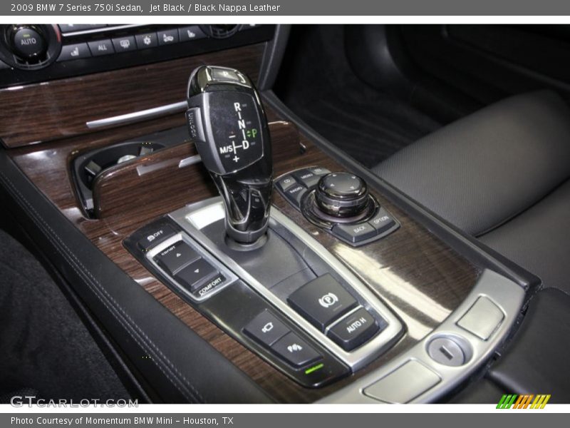 Jet Black / Black Nappa Leather 2009 BMW 7 Series 750i Sedan