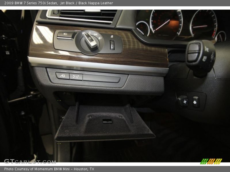 Jet Black / Black Nappa Leather 2009 BMW 7 Series 750i Sedan