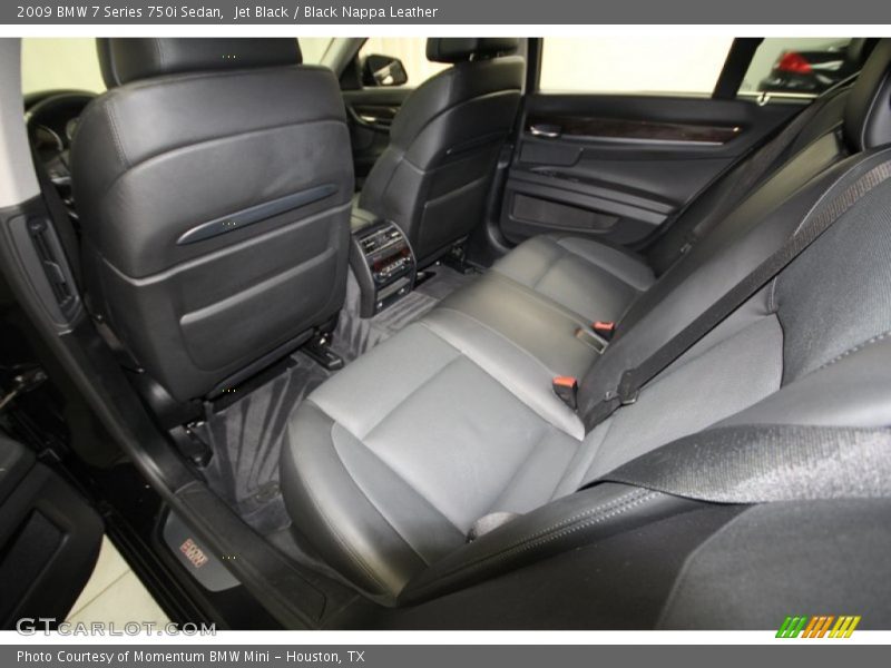 Jet Black / Black Nappa Leather 2009 BMW 7 Series 750i Sedan