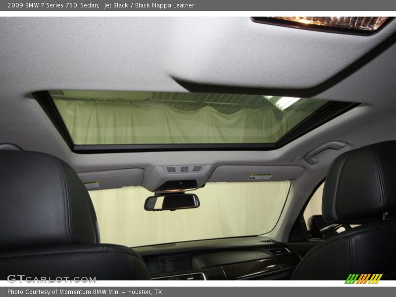 Jet Black / Black Nappa Leather 2009 BMW 7 Series 750i Sedan
