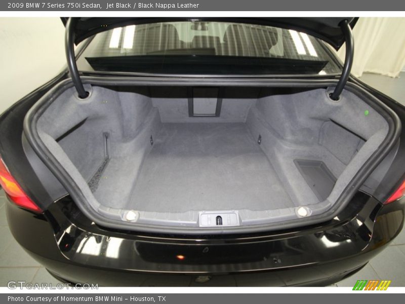Jet Black / Black Nappa Leather 2009 BMW 7 Series 750i Sedan