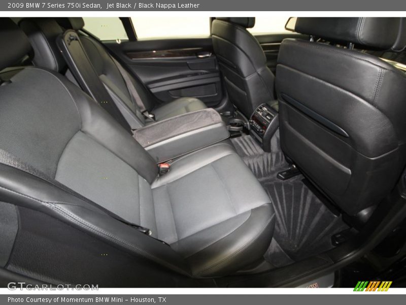 Jet Black / Black Nappa Leather 2009 BMW 7 Series 750i Sedan