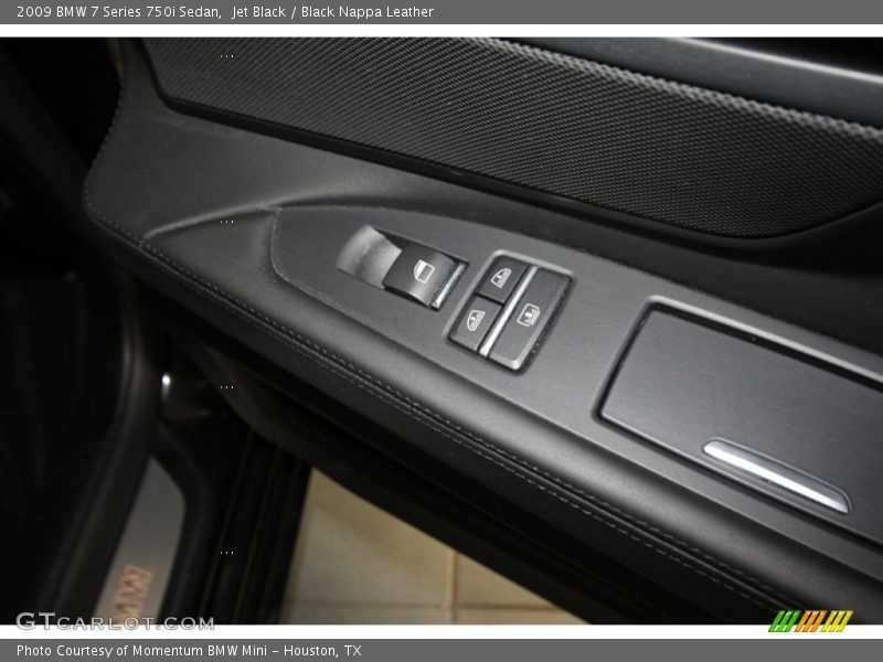 Jet Black / Black Nappa Leather 2009 BMW 7 Series 750i Sedan