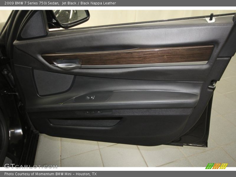 Jet Black / Black Nappa Leather 2009 BMW 7 Series 750i Sedan