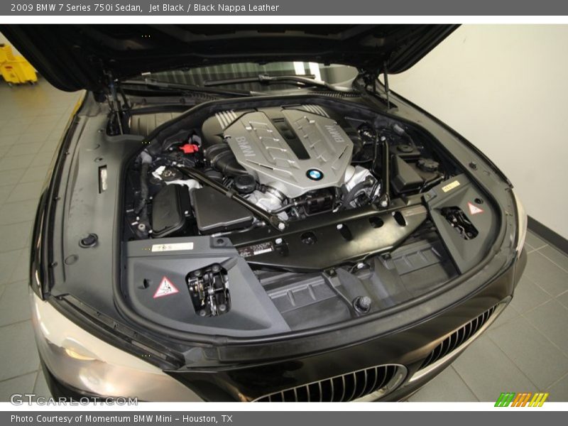 Jet Black / Black Nappa Leather 2009 BMW 7 Series 750i Sedan