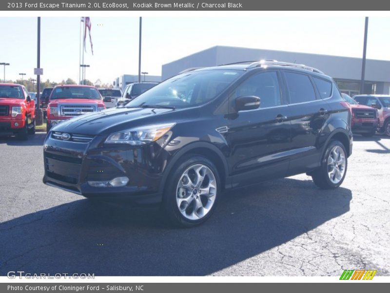 Kodiak Brown Metallic / Charcoal Black 2013 Ford Escape Titanium 2.0L EcoBoost