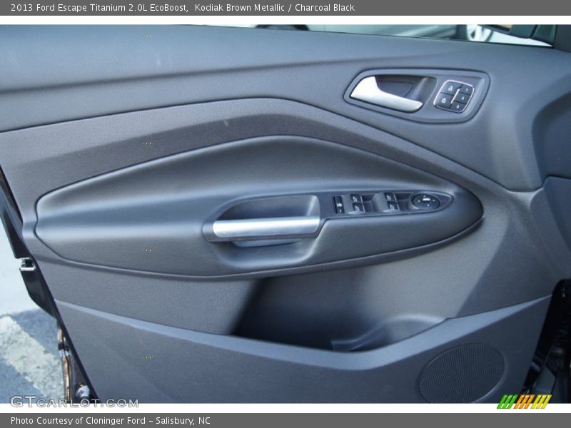 Kodiak Brown Metallic / Charcoal Black 2013 Ford Escape Titanium 2.0L EcoBoost