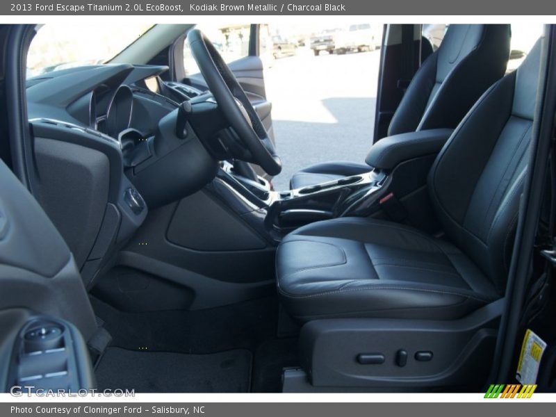 Kodiak Brown Metallic / Charcoal Black 2013 Ford Escape Titanium 2.0L EcoBoost