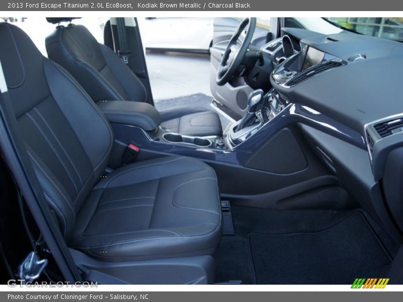 Kodiak Brown Metallic / Charcoal Black 2013 Ford Escape Titanium 2.0L EcoBoost