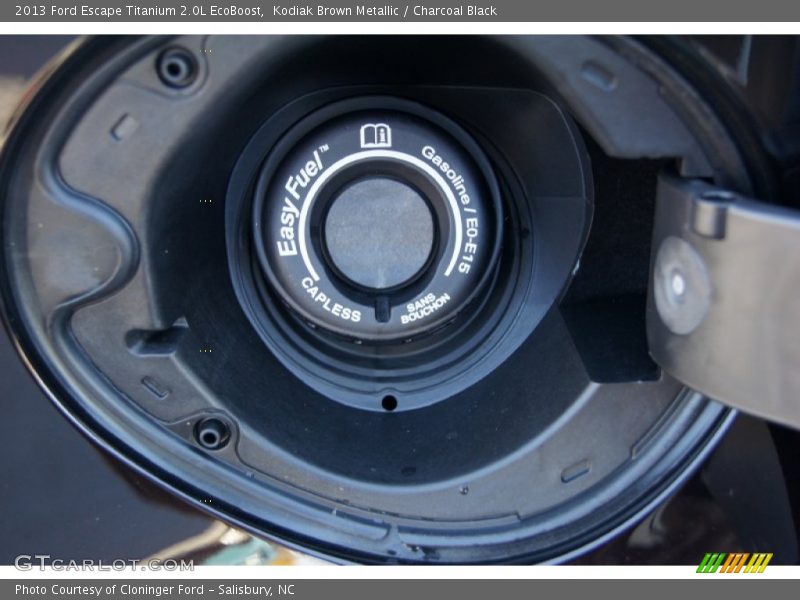 Kodiak Brown Metallic / Charcoal Black 2013 Ford Escape Titanium 2.0L EcoBoost