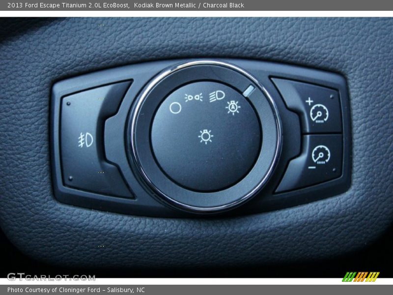 Kodiak Brown Metallic / Charcoal Black 2013 Ford Escape Titanium 2.0L EcoBoost