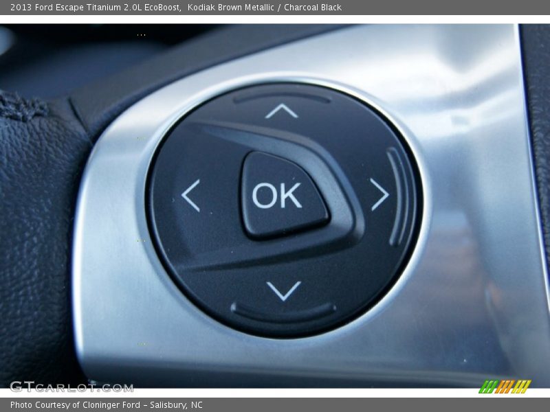 Kodiak Brown Metallic / Charcoal Black 2013 Ford Escape Titanium 2.0L EcoBoost