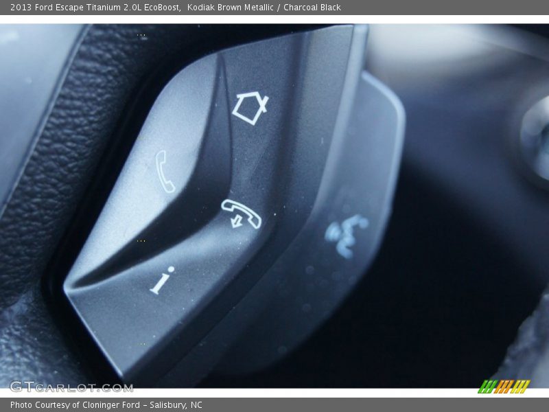 Kodiak Brown Metallic / Charcoal Black 2013 Ford Escape Titanium 2.0L EcoBoost