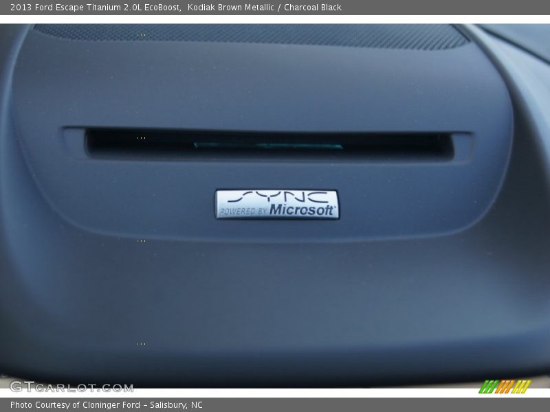 Kodiak Brown Metallic / Charcoal Black 2013 Ford Escape Titanium 2.0L EcoBoost
