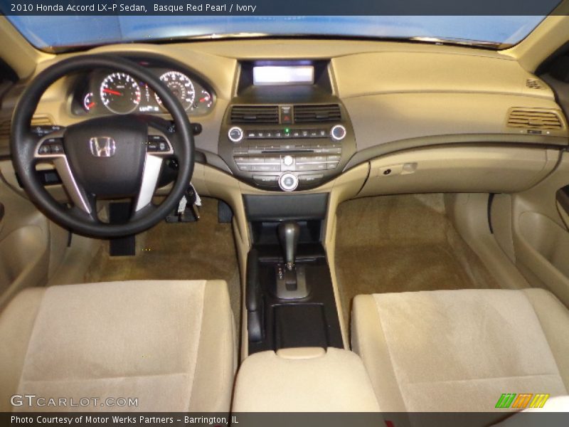 Basque Red Pearl / Ivory 2010 Honda Accord LX-P Sedan