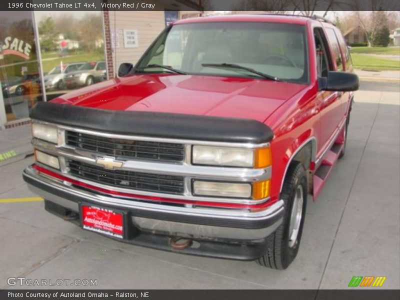 Victory Red / Gray 1996 Chevrolet Tahoe LT 4x4