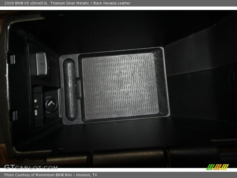 Titanium Silver Metallic / Black Nevada Leather 2009 BMW X6 xDrive50i