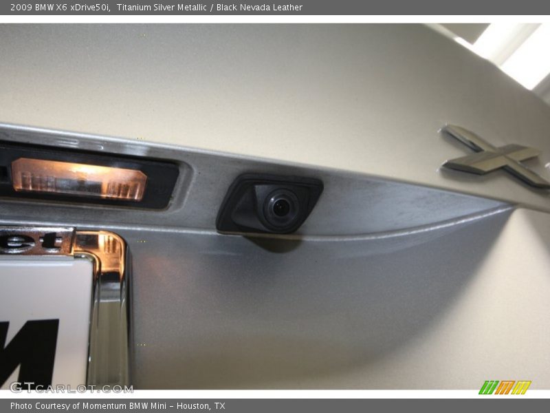Titanium Silver Metallic / Black Nevada Leather 2009 BMW X6 xDrive50i