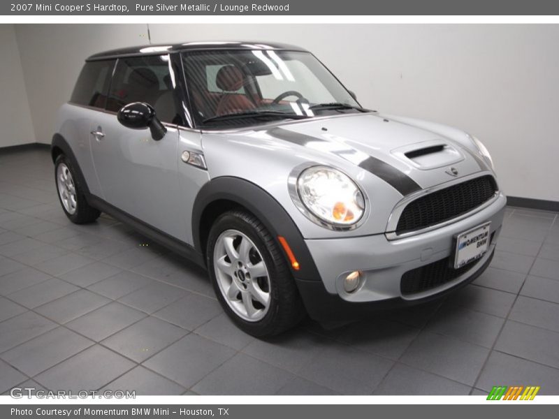 Pure Silver Metallic / Lounge Redwood 2007 Mini Cooper S Hardtop