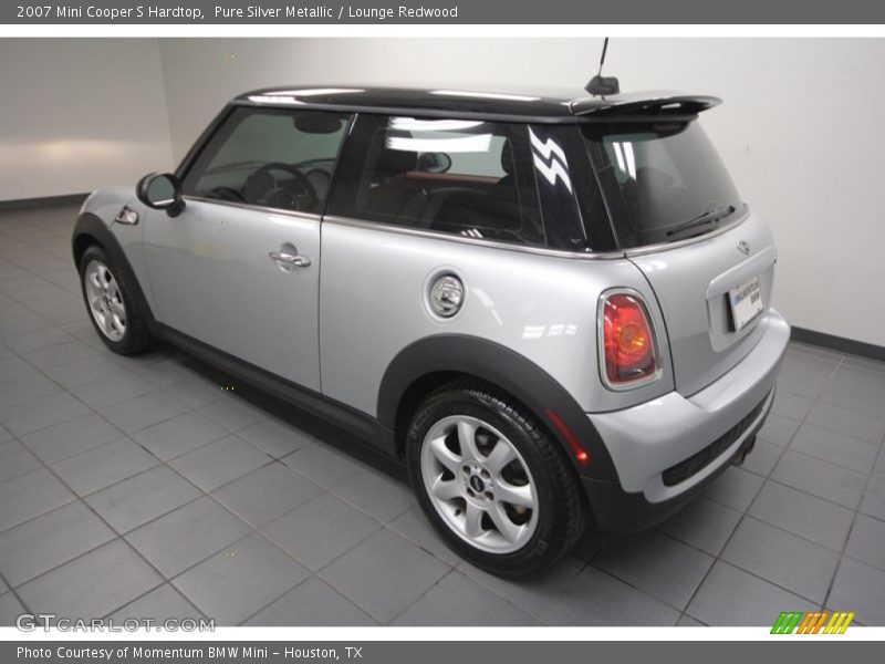 Pure Silver Metallic / Lounge Redwood 2007 Mini Cooper S Hardtop