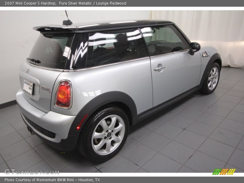 Pure Silver Metallic / Lounge Redwood 2007 Mini Cooper S Hardtop