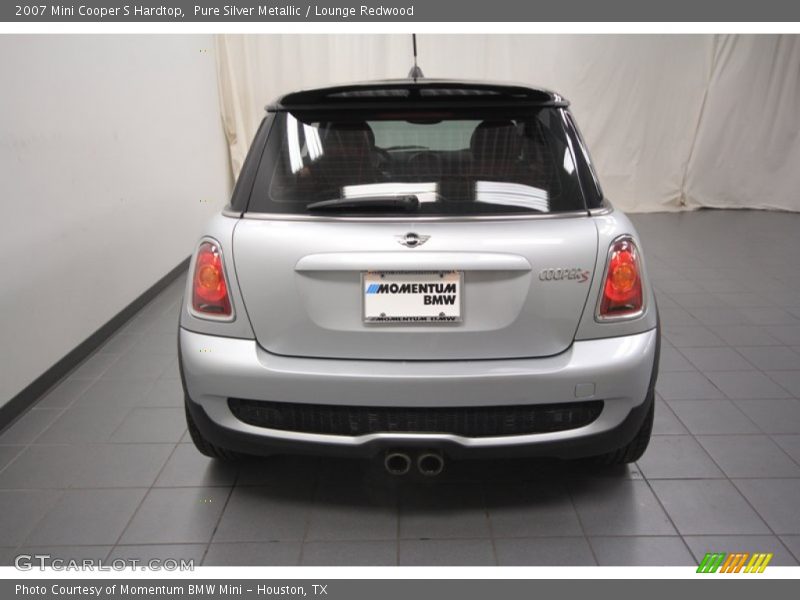 Pure Silver Metallic / Lounge Redwood 2007 Mini Cooper S Hardtop