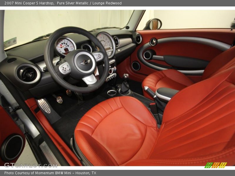  2007 Cooper S Hardtop Lounge Redwood Interior