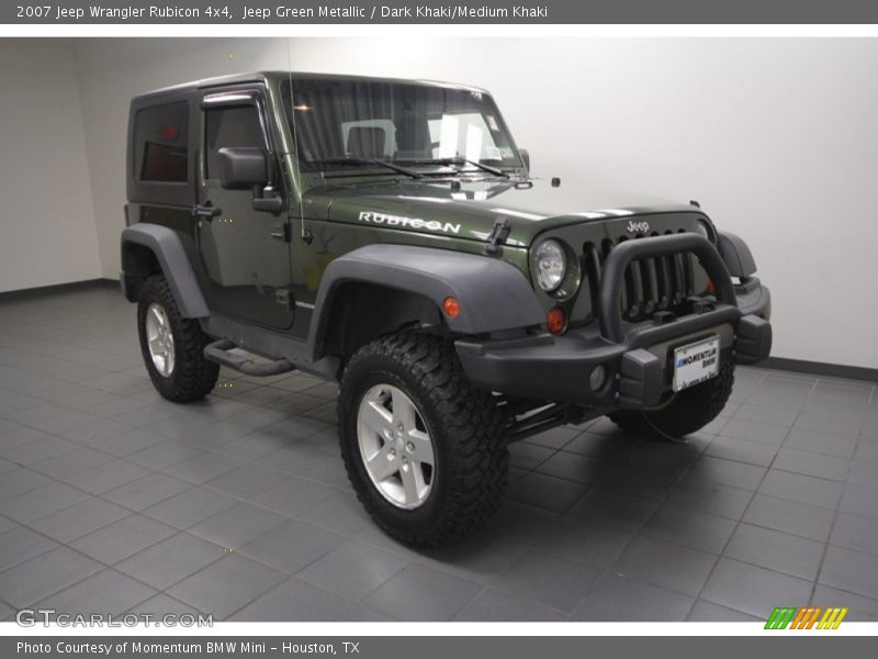Jeep Green Metallic / Dark Khaki/Medium Khaki 2007 Jeep Wrangler Rubicon 4x4