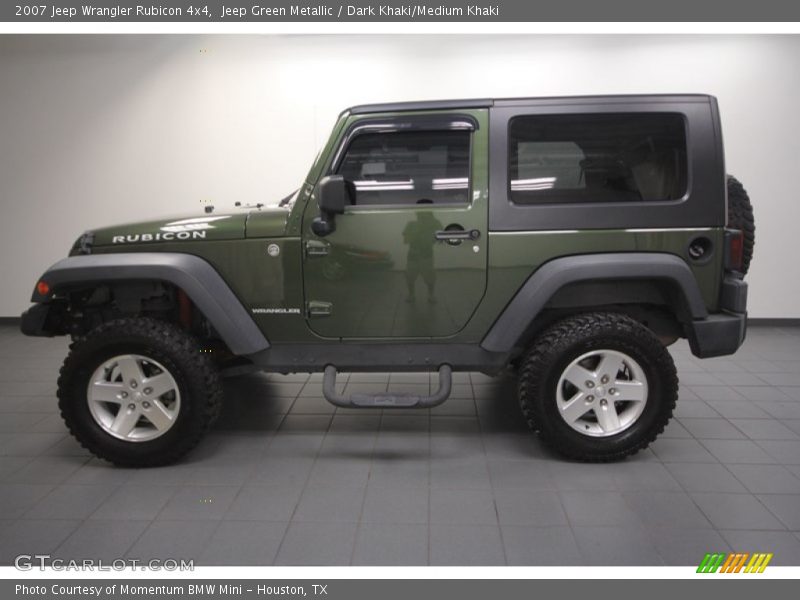 Jeep Green Metallic / Dark Khaki/Medium Khaki 2007 Jeep Wrangler Rubicon 4x4