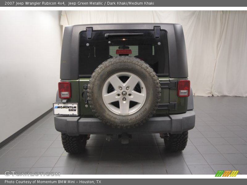 Jeep Green Metallic / Dark Khaki/Medium Khaki 2007 Jeep Wrangler Rubicon 4x4