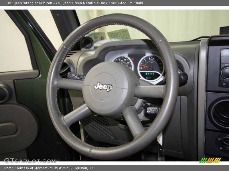 Jeep Green Metallic / Dark Khaki/Medium Khaki 2007 Jeep Wrangler Rubicon 4x4