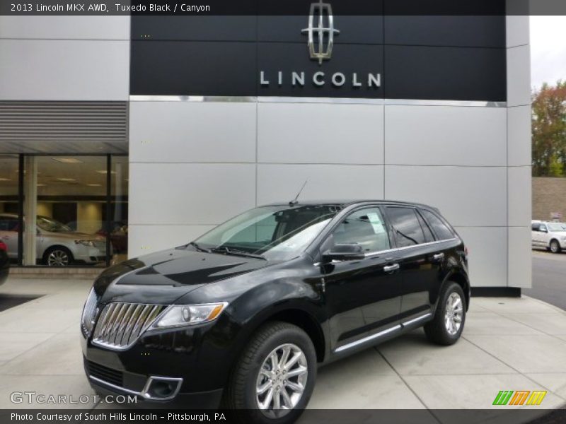 Tuxedo Black / Canyon 2013 Lincoln MKX AWD