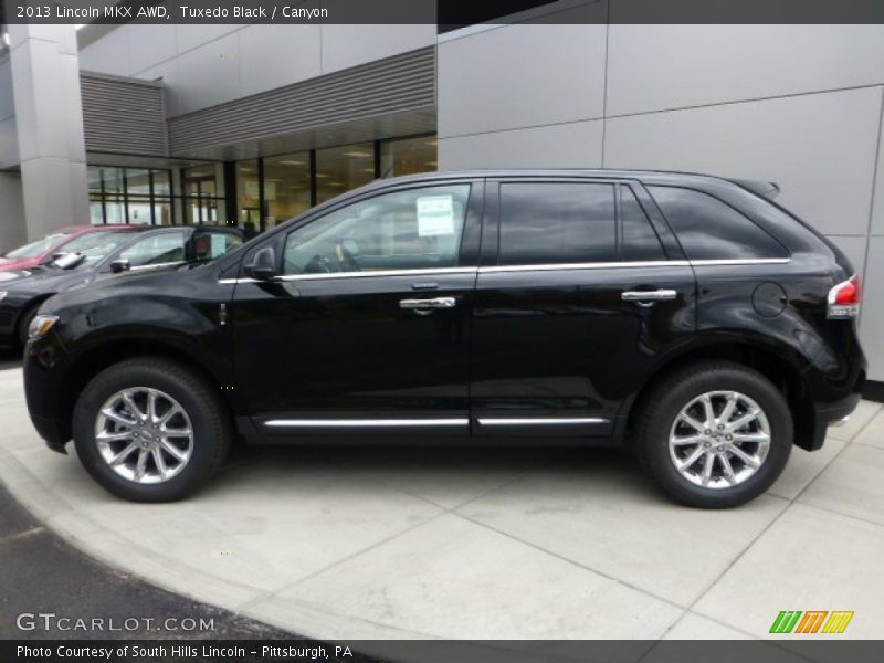 Tuxedo Black / Canyon 2013 Lincoln MKX AWD
