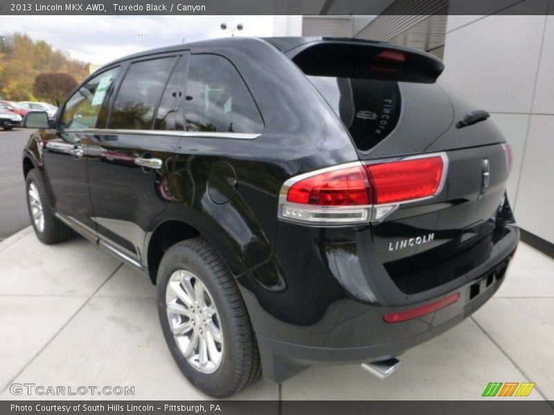 Tuxedo Black / Canyon 2013 Lincoln MKX AWD