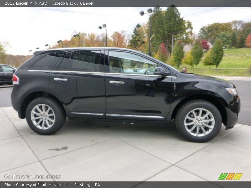 Tuxedo Black / Canyon 2013 Lincoln MKX AWD
