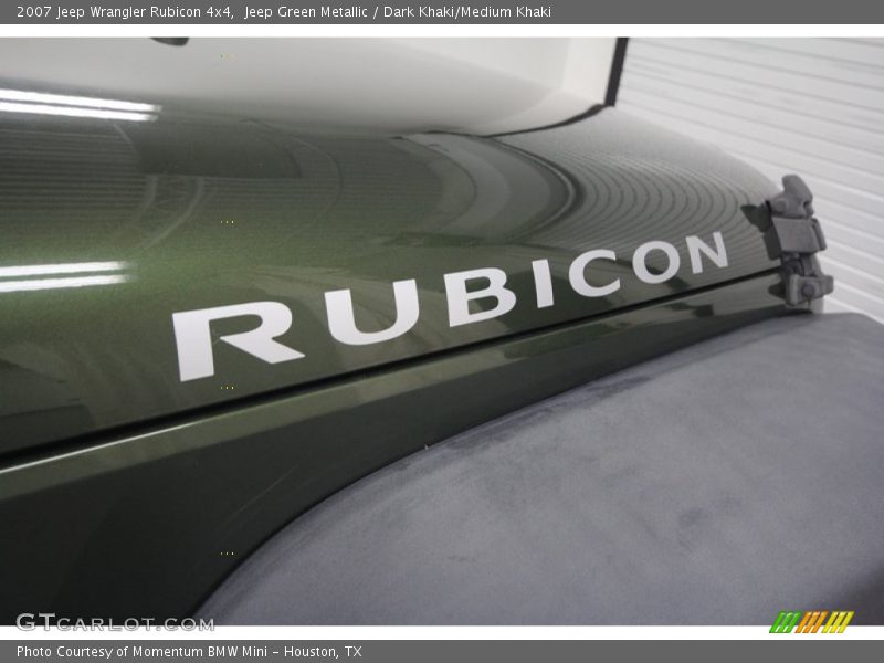Jeep Green Metallic / Dark Khaki/Medium Khaki 2007 Jeep Wrangler Rubicon 4x4