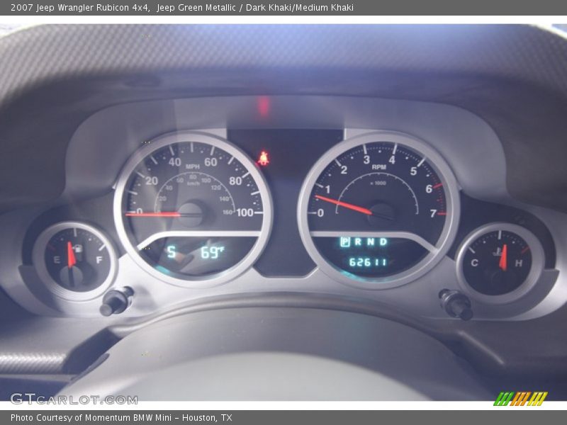Jeep Green Metallic / Dark Khaki/Medium Khaki 2007 Jeep Wrangler Rubicon 4x4