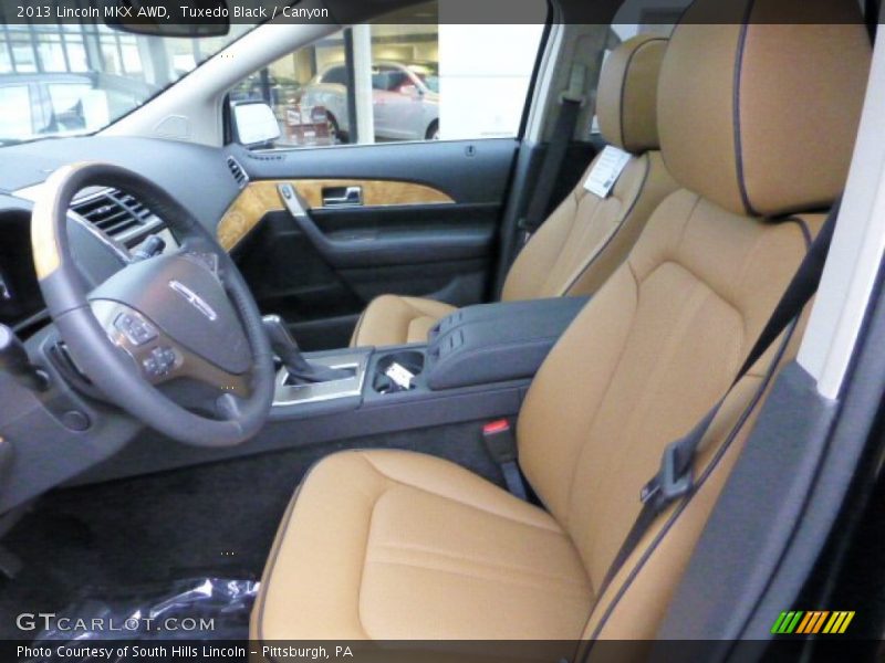 Tuxedo Black / Canyon 2013 Lincoln MKX AWD