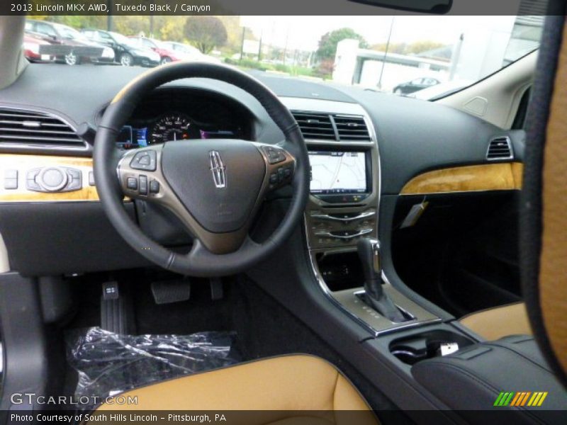 Tuxedo Black / Canyon 2013 Lincoln MKX AWD