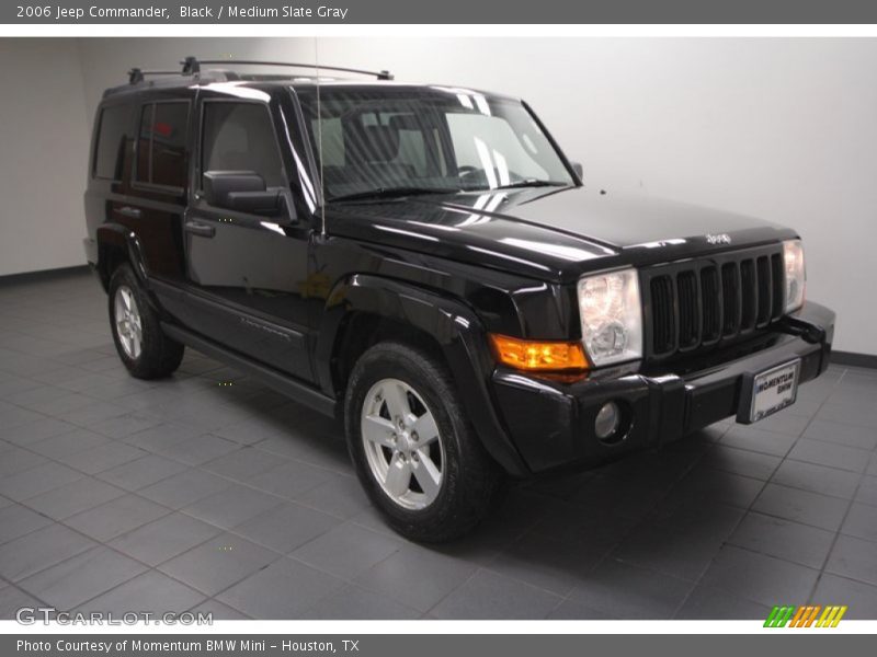 Black / Medium Slate Gray 2006 Jeep Commander