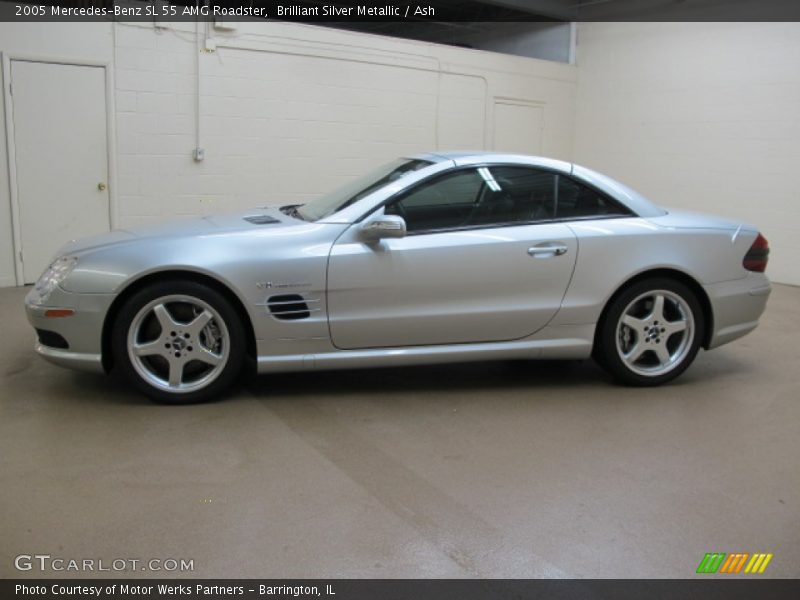  2005 SL 55 AMG Roadster Brilliant Silver Metallic