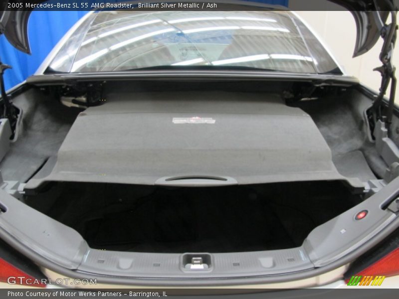 Brilliant Silver Metallic / Ash 2005 Mercedes-Benz SL 55 AMG Roadster