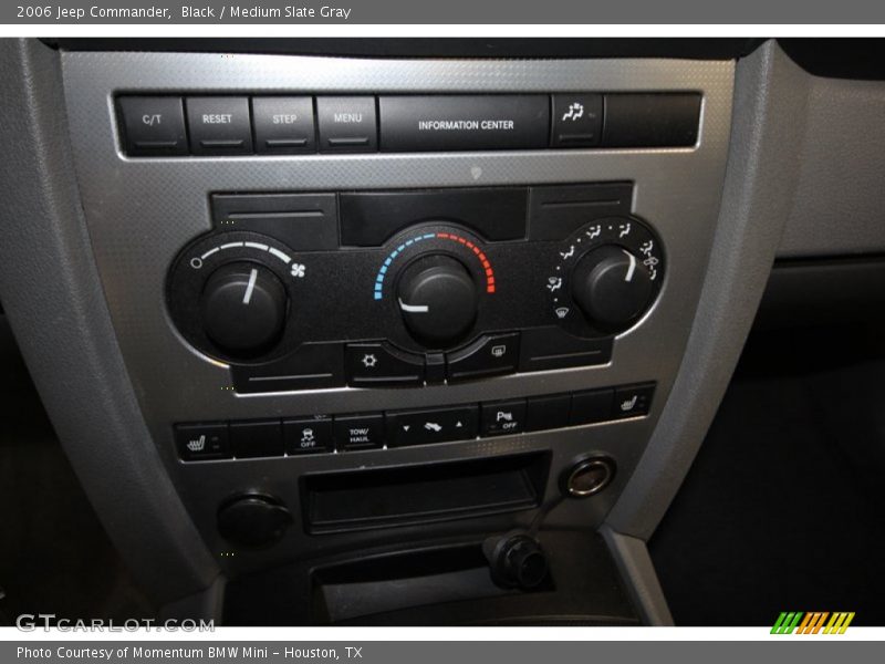 Black / Medium Slate Gray 2006 Jeep Commander