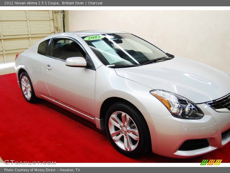 Brilliant Silver / Charcoal 2012 Nissan Altima 2.5 S Coupe