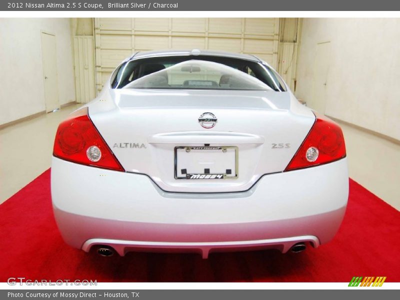 Brilliant Silver / Charcoal 2012 Nissan Altima 2.5 S Coupe