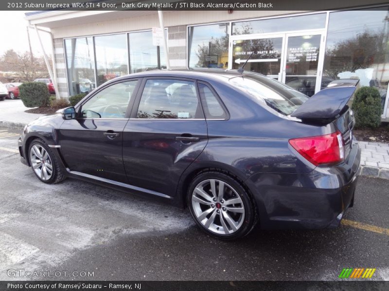 Dark Gray Metallic / STi Black Alcantara/Carbon Black 2012 Subaru Impreza WRX STi 4 Door