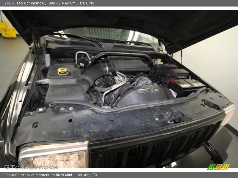 Black / Medium Slate Gray 2006 Jeep Commander